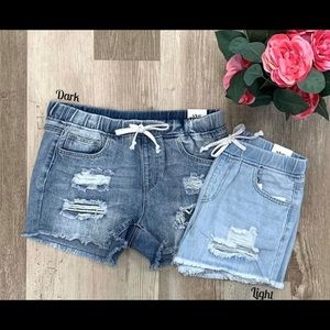 YMI Denim Jogger shorts